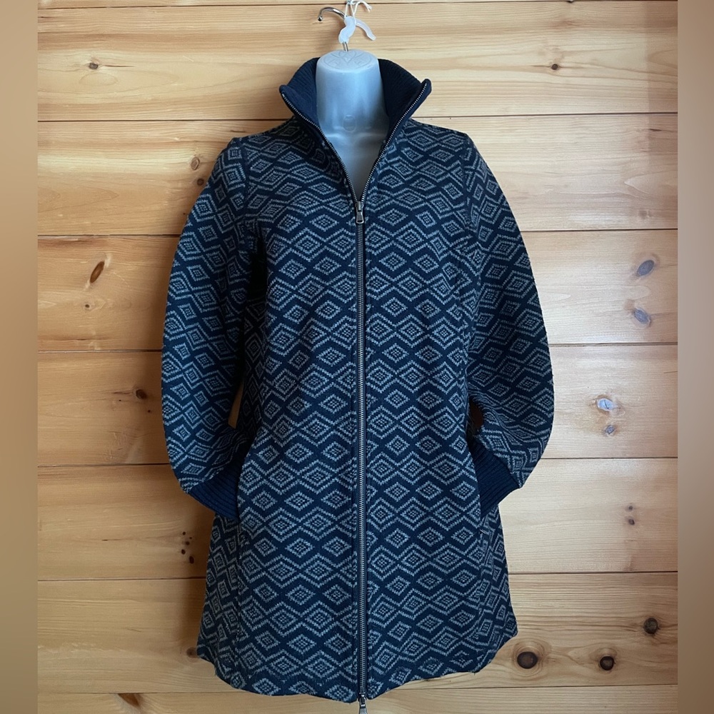 Long Pattern Zip Jacket - image 2